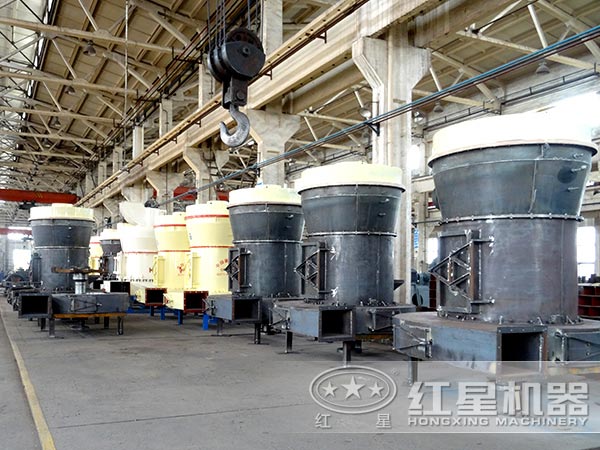 鉀長石磨粉機(jī)廠家車間