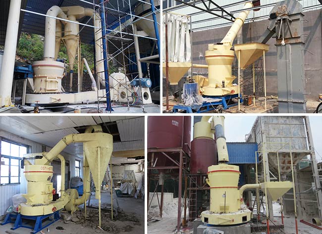 325目石英砂粉磨粉機作業(yè)現場