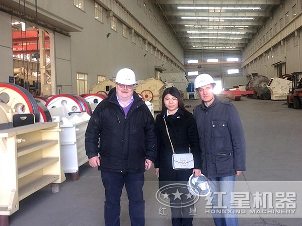 客戶參觀紅星機器
