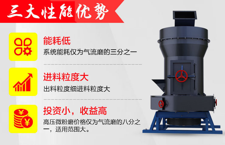 高壓微粉磨生產優(yōu)勢多