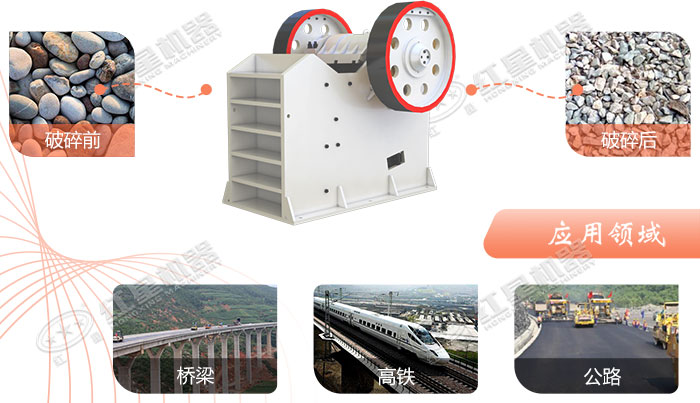 69破碎機破碎鵝卵石應(yīng)用領(lǐng)域
