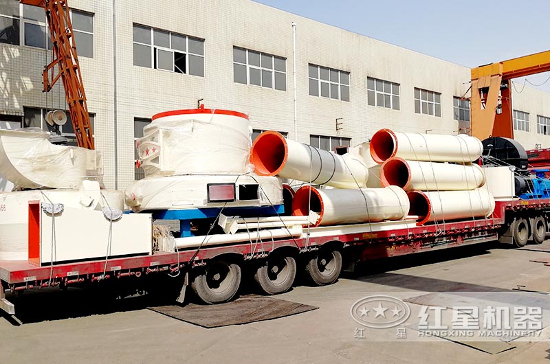 紅星機(jī)器小型石粉磨粉機(jī)發(fā)往上海