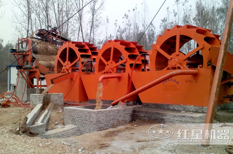 洗沙機(jī)設(shè)備現(xiàn)場(chǎng)