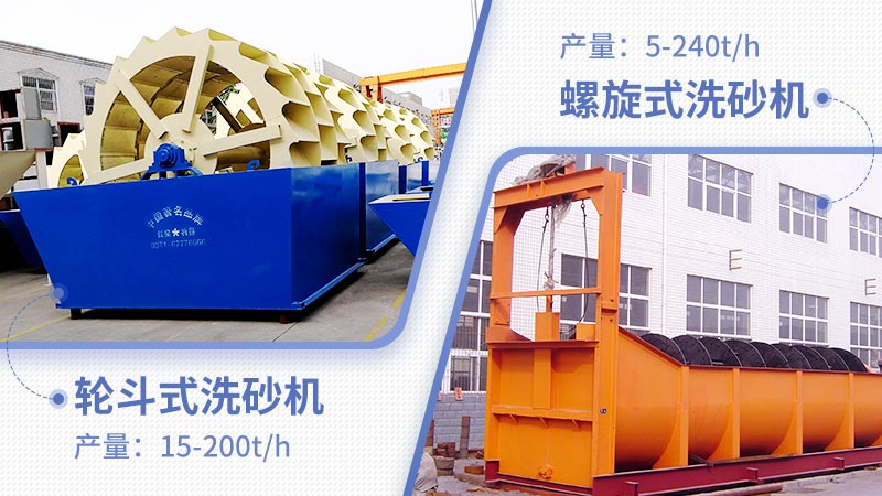 輪斗式洗沙機(jī)和螺旋式洗沙機(jī)對(duì)比